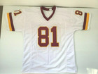 Nwt Men s Custom Sewn Stitched  81 Monk White Jersey Xs - 5xl