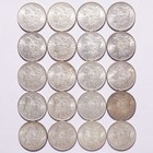 1890 Morgan Silver Dollar Au bu 20-coin Lot