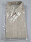 Sterns Button Shirt Dotted Disco Usa Made 15-15 1 2 Medium  Vintage 80s 70s Ds
