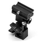 2x From Bracket Umbrella Holder Flash Hot Shoe Mount Adapter Light Stand