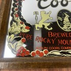 Vintage Coors Beer Mirror Bar Sign Brewed Pure Rocky Mountain Spring Water 1980s
