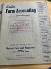 Antique 1952-53-54 Better Farm Accounting Ledger Mercantile Records Fairfield Ia