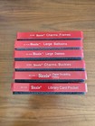 Lot Of 6 Sizzix Large Red Die-cut Templates  Charms  Flowers  Frames  Daisies Vg