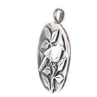 Large Retired James Avery Cardinal Pendant In Sterling