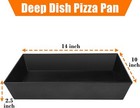 Detroit Style Pizza Pans  10 X 14 Inch Deep Dish Pizza Pan  Non Stick Pizza Pan