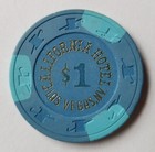  1 Casino Chip California Hotel  Las Vegas  Nv  Nevada