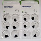 2 Pack Connexx  eartip 3 0 8mm Tulip  Dome Fits Signia Rexton Widex Miracle Usa