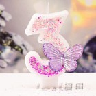1st Birthday Candle Cake Topper Colours Creative Number 1 Candle Cute Pink Butte