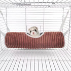 Hamster Cage Hammock Ferret Hide Tunnel Warm Rat Small Animals Play Tube Swing S