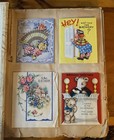 Vintage Greeting Card Scrap Book Christmas Birthday Valentines 1940   s