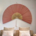 Bamboo Fan Wall Decor  Oversized Fan For Large Wall Decor  Handmade Gift