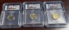 Lot Of 3 Peru 1998 5 Centimos Icg Genuine Certified Slabbed Coins