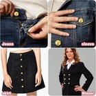 18pcs Gold Buttons For Blazer Button Set Metal Brass Buttons Vintage Coat Button