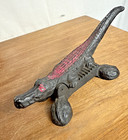 Vintage Nut Cracker Metal Alligator Crocodile Retro Kitchen Tools Figural Animal