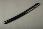 56cm Wakizashi Lacquered Saya Replacement Black Wood Sheath Glossy Scabbard