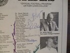 Jay Mcnitt troy Bledsoe lou Cullen Sign 1979 Fort Lewis College Football Program