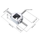 90 Degree Right Angle Bevel Gearbox 1 1 Reversing Double Output 8mm Shaft 1m 20t