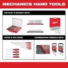 Milwaukee 48-22-9487t 47 Pc 1 2  Drive Sae metric Ratchet sockets Packout Trays