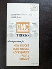 1965 Football Facts Booklet College Pro Gmc Truck Dealer Caribou Me Brochure Ex