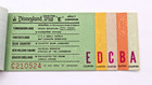 Disneyland 1979 Adult Vintage A-e Park Ride Admission Ticket Book Disney