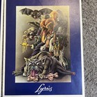 1975 Elton John Captain Fantastic Album Lyrics   Scraps Booklets Vintage Vf