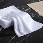Pocket Squares For Men  10 Packs Soild Color Silk Handkerchief Reusable White Sa