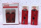  nib  Coca-cola Coke Salt Pepper Shaker Set Ceramic Mini Vending Machines