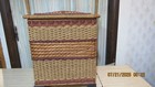 Antique Large Wicker Sewing Basket U s Zone Made In Germany
