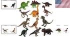 Educational 12pcs Dinosaur Toy Set - Safe   Realistic Figures For Children