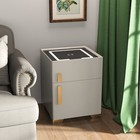 1 Drawer Nightstand  pre-assembled  With Safe Case  Wireless Charging  Led Light