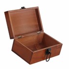 Vintage Wooden Box Storage Organizer For Home Office