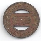 Gastonia Transit Co  Inc-gastonia  North Carolina Transit Token  Nc 350 B