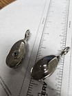 Lot 2 Pc Stainless Steel Single Pulley Heavy Duty Traction Wheel Rope Cable More
