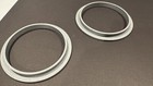 Pioneer Hpm-100 Silver Bass Port Rings  1 Pair 