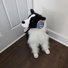 Nwt Melissa   Doug Plush Border Collie Giant Lifelike Stuffed Dog 4868 Nwt