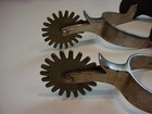 Western Riding Spurs Fancy Leathers 2 3 8  Spinners