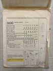 70s Mccall s 3600 Dress Pattern V Neck Long short Size 14 B36 Uncut
