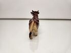 Hagen Renaker Miniature Mini Ceramic Brown Jersey Bull Cow Figure Figurine