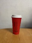 Starbucks 2019 Holiday Reusable Red Hot Cup Grande 16oz Bpa Free Plastic Coffee