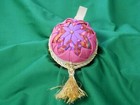 Handmade Quilted Star Christmas Tree Ornaments  paper Fans  Set Of 2 With Bonus