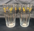Volume Priced Nos Vtg Libbey Glass With 7 Mixed Cocktail  Recipes Tumbler-2 Av