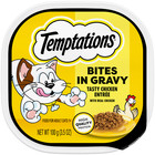  6 Pack  Temptations Tasty Chicken Flavor Bites In Gravy Wet Cat Food  3 5 Oz