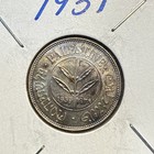 1939 Palestine Silver 50 Mils