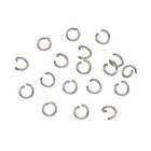 1000pcs Stainless Steel Open Jump Rings 6mm Round 0 8mm Thick Tiny Connector    