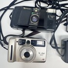 Vintage 90s 35mm Film Camera Lot Fuji Kodak Olympus Minolta Samsung Vivitar Test