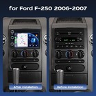 Double Din Car Stereo Radio For Ford F250 2006-2007 Gps Navi 7 Inch Touch Screen