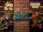 Notre Dame Fighting Irish Inspired 3d Wall Desk Shelf Man Cave Sign