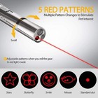Cat Laser Pointer Toy Dog 7 Adjustable Pattern Long Range Lazer Toy Usb Recharge