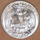1955-d Washington Quarter - Bu -  0215ca - Stock Photo - Free Shipping