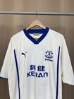 Fc Everton Vintage Football Shirt Rooney 2002 2003 Size L Rare Soccer Jersey